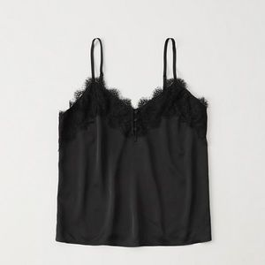 Abercrombie & Fitch satin lingerie cami